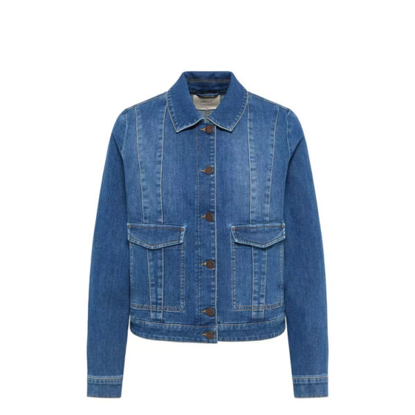 Lanius – JEANS JACKE (GOTS) aus Bio-Baumwolle – Mid Blue
